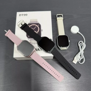 Đồng hồ thông minh DT99, Màn Amoled, Kính cường lực, Hỗ trợ sức khoẻ, Hỗ trợ tiếng Việt - Levu01, lỗ vũ, vuabanlo