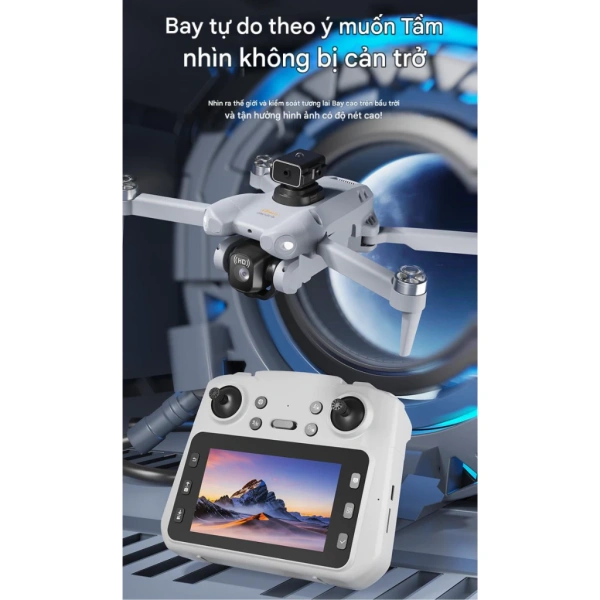 Drone Flycam i7 Pro: Đánh giá chi tiết cấu hình camera 4K và công nghệ ổn định điện tử