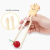 Đũa tập ăn dặm cho bé giá rẻ chỉ 14400đ - Dụng cụ tập gắp giúp bé tự ăn 3