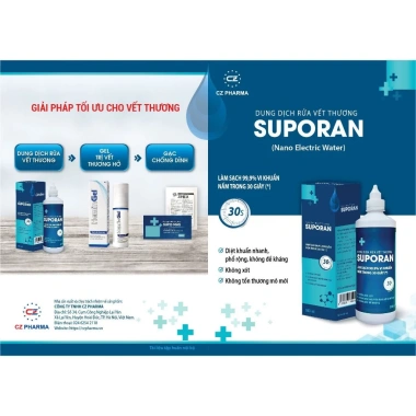 Dung dịch rửa vết thương Suporan 50ml ,CZ PHARMA, hiệu quả cao, an toàn tuyệt đối 3