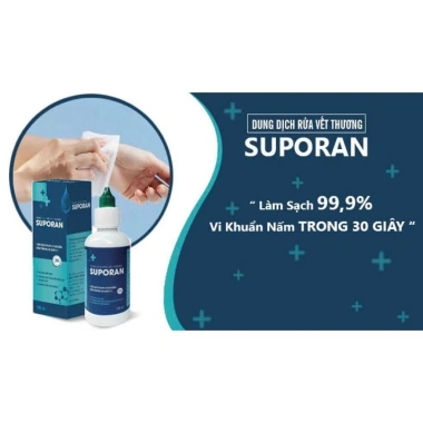 Dung dịch rửa vết thương Suporan 50ml ,CZ PHARMA, hiệu quả cao, an toàn tuyệt đối 5