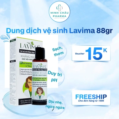 Dung dịch vệ sinh LAVIMA DDVS Rửa Phụ Khoa Thảo Dược 88gr - Giá ưu đãi 210.000đ