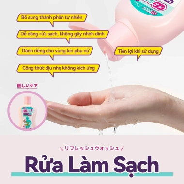 Dung dịch vệ sinh phụ nữ Oxyelle dưỡng ẩm, khử mùi, se khít vùng kín - Giảm 20% chỉ 129.999đ 5 Dung dịch vệ sinh phụ nữ Oxyelle dưỡng ẩm, khử mùi, se khít vùng kín - Giảm 20% chỉ 129.999đ 5