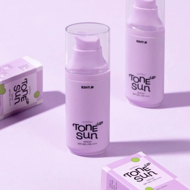 Edit.B Sunday Tone‑Up Sun Serum 55ml – Kem Dưỡng Trắng Da, Chống Nắng SPF30, Giá 509.999₫
