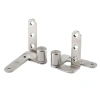 ELLSWORTH Bản lề cửa 1 đôi 270 Trục quay Thép không gỉ 3mm Nhiều lỗ, Chịu lực mạnh 7
