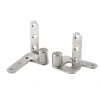 ELLSWORTH Bản lề cửa 1 đôi 270 Trục quay Thép không gỉ 3mm Nhiều lỗ, Chịu lực mạnh 8