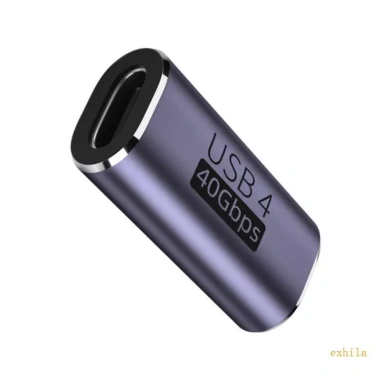 Exhila USB C Adapter Nữ Sang Nữ 100W 40Gbps Sạc Nhanh và Truyền Dữ Liệu Điện Thoại