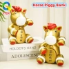 EXPO Ngựa Heo Đất Chúc May Mắn - Hộp Tiết Kiệm Đồng Xu Hoàng Đạo, Trang Trí Văn Phòng