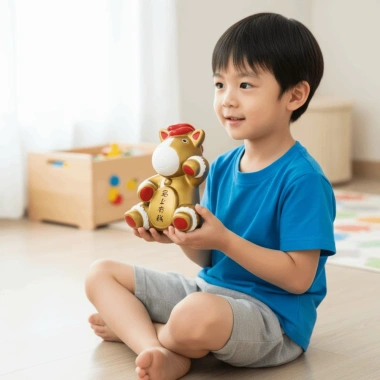 EXPO Ngựa Heo Đất Chúc May Mắn - Hộp Tiết Kiệm Đồng Xu Hoàng Đạo, Trang Trí Văn Phòng