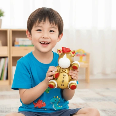 EXPO Ngựa Heo Đất Chúc May Mắn - Hộp Tiết Kiệm Đồng Xu Hoàng Đạo, Trang Trí Văn Phòng