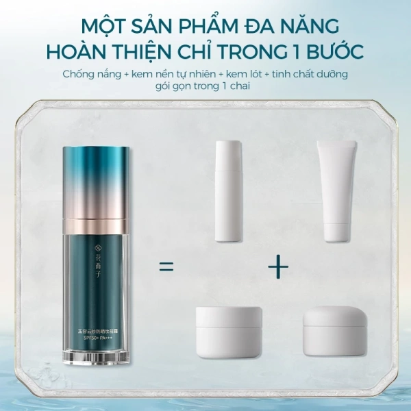 Hình ảnh sản phẩm Florasis Hoa Tây Tử Kem Chống Nắng 4in1 SPF50+ - Chống Nắng, Dưỡng Sáng, Bám Lâu Giá Ưu Đãi 794k
