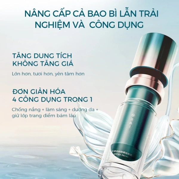 Cách sử dụng Florasis Hoa Tây Tử Kem Chống Nắng 4in1 SPF50+ để đạt bám lâu và dưỡng sáng da