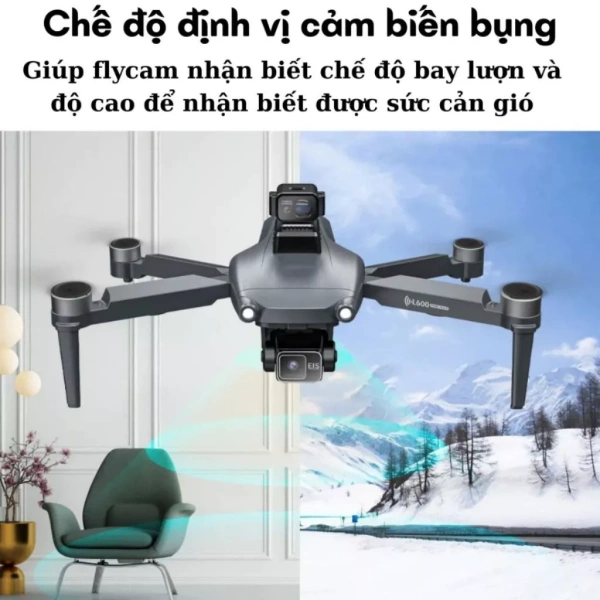 Hình ảnh sản phẩm Flycam L600 Pro Max 4K GPS, Pin Khủng, Gập Gọn, Điều Khiển Xa - Giá 5.000.000đ