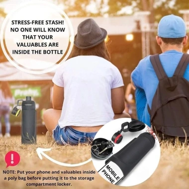 FRE Cup Stash Jar, Hộp đựng nước giấu an toàn, két bảo quản ngăn nhựa Bí mật ngăn Hộp đựng tiền an toàn Chìa khóa 7