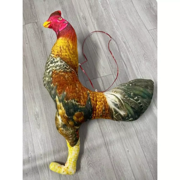 Hình ảnh sản phẩm Gà giả 5D nhồi bông tập lực cho gà chọi gà đá, giảm 20% chỉ 84.000đ