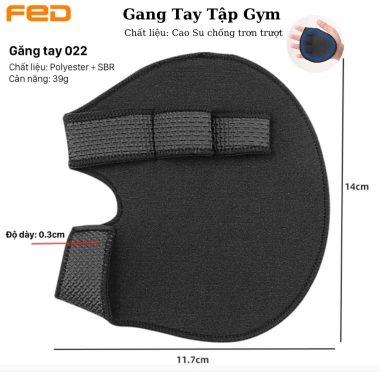 Găng Tay Tập Gym Chống Trơn Cao Su Thoáng Khí - Giảm 22% còn 45000đ/đôi