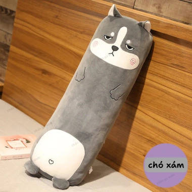 Gấu Bông Gối Ôm Hình Thú Dễ Thương, Gối Dài Ngủ Thoải Mái Giá chỉ 109.200 VND 8