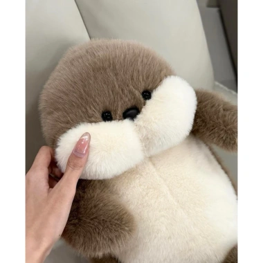 Gấu bông Rái cá má phính 40cm mịn – Bobova chính hãng, quà tặng người yêu 350k