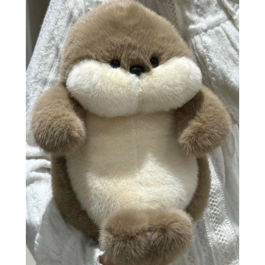 Gấu bông Rái cá má phính 40cm mịn – Bobova chính hãng, quà tặng người yêu 350k