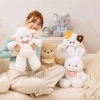 Gấu bông sang trọng, gối hoạt hình búp bê động vật – Quà sinh nhật Valentine bé gái 2