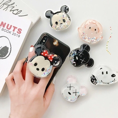 Giá đỡ chống lưng điện thoại popsocket phụ kiện điện thoại tiện dụng đáng yêu Shin Loopy Capybara 6