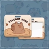 Giá đỡ ID CHARMENTT, hộp đựng thẻ Capybara hoạt hình, dây buộc nhựa, dễ thương 8