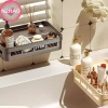 Giá thoát nước nhà bếp N2HAO đa năng, giỏ khăn lau bát đĩa, giá đựng gia vị - 145k 2