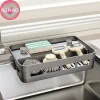 Giá thoát nước nhà bếp N2HAO đa năng, giỏ khăn lau bát đĩa, giá đựng gia vị - 145k 4