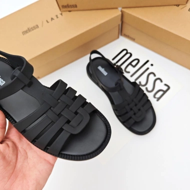 Giày Melissa Lu La Mã mới Dép dệt phẳng 7