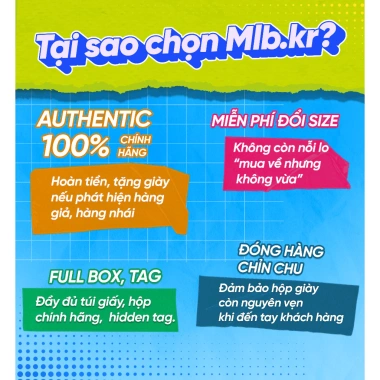 Giày MLB chính hãng Chunky Liner Jelly màu trắng bản mới 2.025 , giày sneaker NY logo trong suốt đế cao 5cm (mới)
