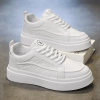Giày Nam Sneakers MQ30 Thể Thao Full Trắng Đen Đế Cao 5cm Hàn Quốc Giá 239.000đ