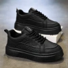 Giày Nam Sneakers MQ30 Thể Thao Full Trắng Đen Đế Cao 5cm Hàn Quốc Giá 239.000đ 2
