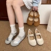 Giày Sandal Nữ Đế Bằng Chống Trơn Thiết Kế Basic Quai Dán Tiện Lợi Giá Rẻ Chỉ 299k 3