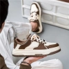 Giày Sneaker Nam Đế Tăng Chiều Cao Thời Trang Hai Màu Đen Nâu Giá Ưu Đãi
