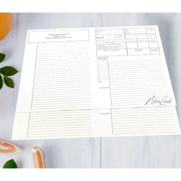 Giá trị và tính năng của giấy thi A3 rọc phách: lựa chọn hợp lý cho sinh viên