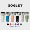 GOGLET Bình Giữ Nhiệt Có Tay Cầm Gập Tiện Lợi Siza Nhỏ 650ML, Giá Rẻ Giữ Nhiệt Cực Lâu