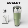 GOGLET Bình Giữ Nhiệt Có Tay Cầm Gập Tiện Lợi Siza Nhỏ 650ML, Giá Rẻ Giữ Nhiệt Cực Lâu 10