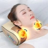 Gối Massage Cổ Vai Gáy, Gối Massage Hồng Ngoại 20 Bi mát xa Kết Hợp Chườm Nóng Cao Cấp 3