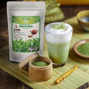 Gói to 500g, Bột trà xanh, Matcha Neicha (500g) - Mayshopbadinh
