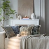 Gối vuông tùa rua thổ cẩm vintage kiểu Bắc Âu, decor sofa hiện đại giảm giá 59.000 3
