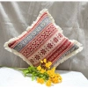 Gối vuông tùa rua thổ cẩm vintage kiểu Bắc Âu, decor sofa hiện đại giảm giá 59.000 12
