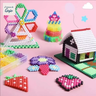 GOJO Magic Water Mist Beads - Bộ DIY cảm giác cho trẻ, nặn đồ dính, 189k