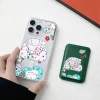 Graffiti Sofa Họa Tiết Thỏ Ví Chống Sốc Thích Hợp Cho iPhone 11 12promax 12 13 14 15 Pro Max Ốp điện thoại 14promax 15pro 16 Pro Max 17 17air 17promax Vỏ 7