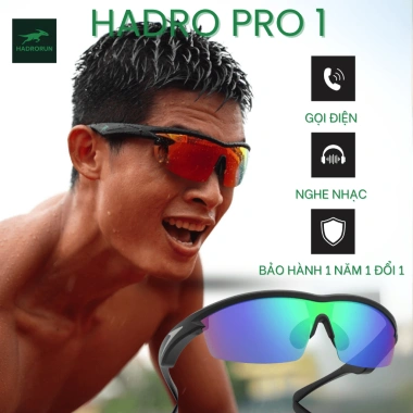 [HADRORUN] Kính Mắt Thể Thao Thông Minh Hadro Pro 1 Chạy Bộ, Đạp Xe kết nối Bluetooth Nghe Nhạc, Gọi Điện, Trợ Lý Ảo
