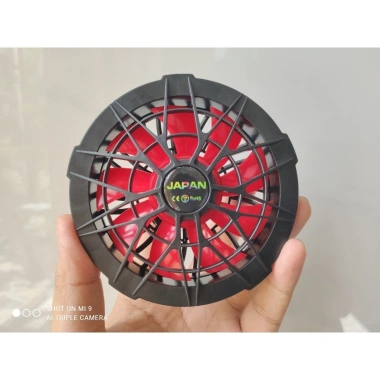 HÀNG CÓ SẴN - Quạt điều hòa 12V JAPAN chống nước tốt chín cánh không chổi than lắp cho áo bảo hộ lao động ngoài trời 5V 9
