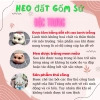Heo đất, lợn đất tiết kiệm , heo đất mini cute Bát Tràng ( hàng loại 1) 2