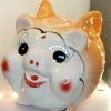Heo đất, lợn đất tiết kiệm , heo đất mini cute Bát Tràng ( hàng loại 1) 8