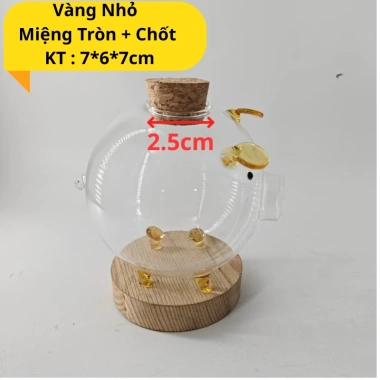 Heo Thủy Tinh Đựng Vàng Tiết Kiệm In Logo - Lợn Thủy Tinh Đựng Nhẫn Giá Rẻ 86k 5