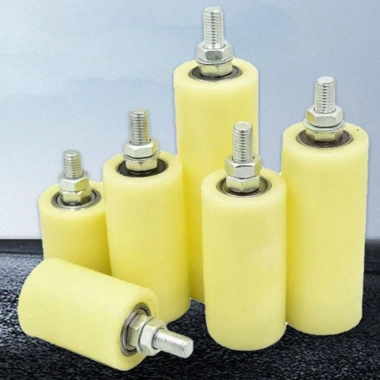 Hỗ trợ lắp ráp cổng GOODH, Con lăn dẫn hướng cổng trượt đôi dày, Bánh xe dẫn hướng vòng bi Nylon bằng nhựa bền 6