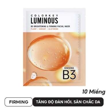 Hộp 10 miếng Mặt nạ Colorkey B3 Dưỡng sáng da Luminous B3 - Giá chỉ 169.000₫ 8